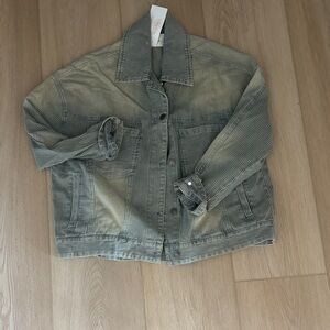 Striped Corduroy Jacket